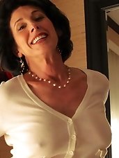 Raunchy strumpet in sexy panties