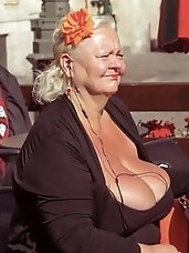 Busty granny cleavage heaven 4